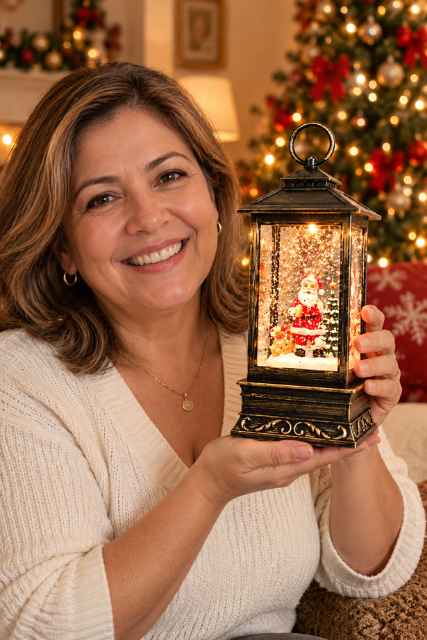 🎄Lámpara Navideña Encantada™ – Convierte cualquier rincón en una escena de Navidad
