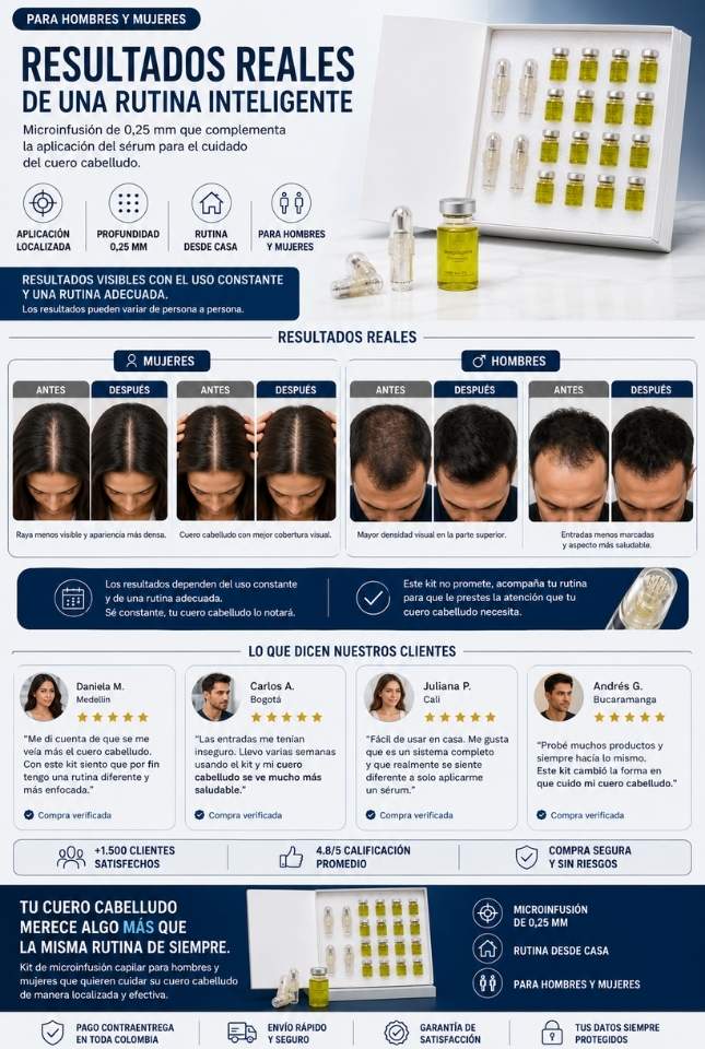 Kit de Microinfusión Capilar – Rutina Avanzada para un Cabello con Mejor Apariencia