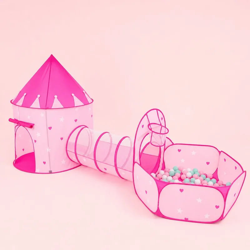 Inventalo Tu™ | Carpa Túnel 3 en 1: su propio castillo en casa