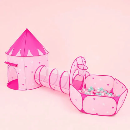 Inventalo Tu™ | Carpa Túnel 3 en 1: su propio castillo en casa