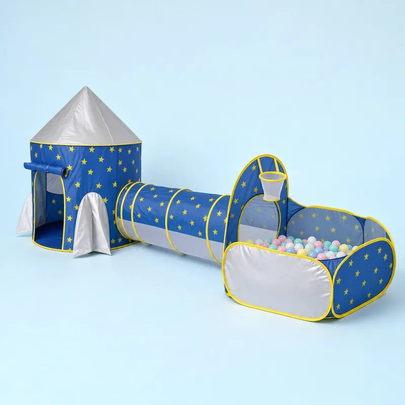 Inventalo Tu™ | Carpa Túnel 3 en 1: su propio castillo en casa