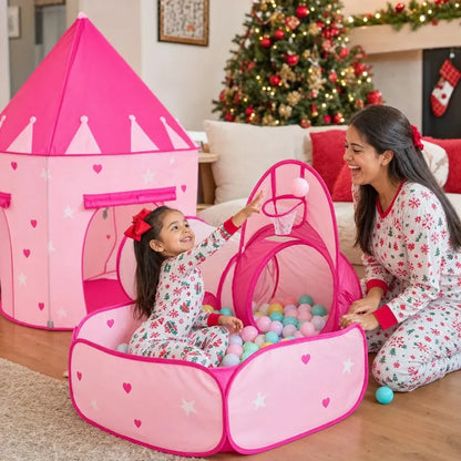 Inventalo Tu™ | Carpa Túnel 3 en 1: su propio castillo en casa