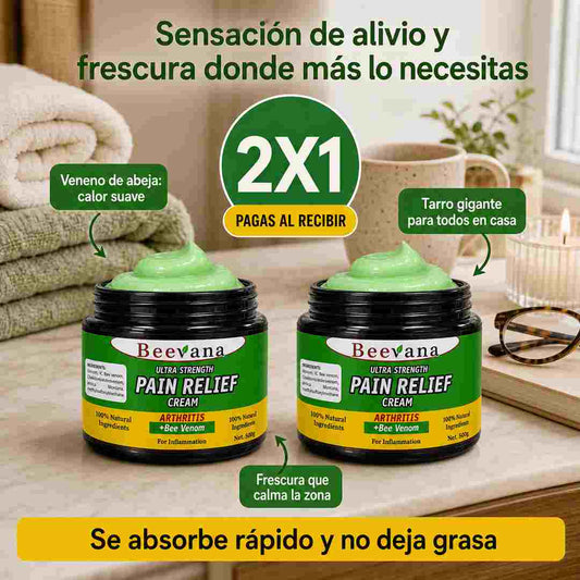 Beevana™ Crema de Abeja 500 g 2x1 - Frescura y Confort Diario
