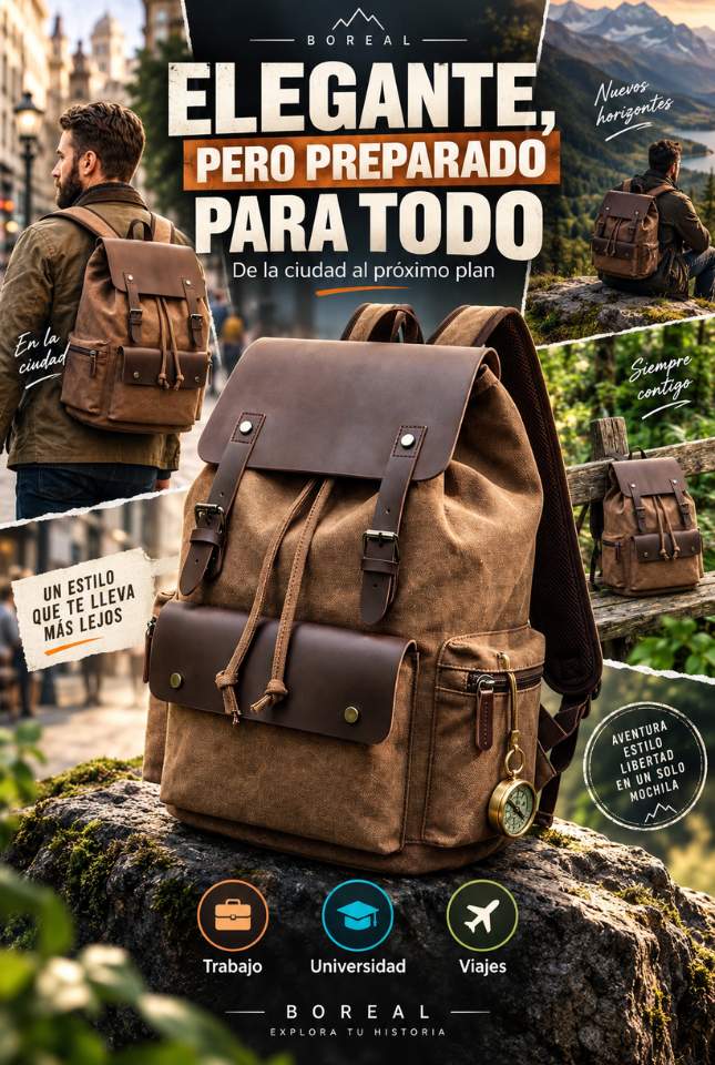 BOREAL Urban Pack — Elegancia urbana con el espacio y la funcionalidad que necesitas.