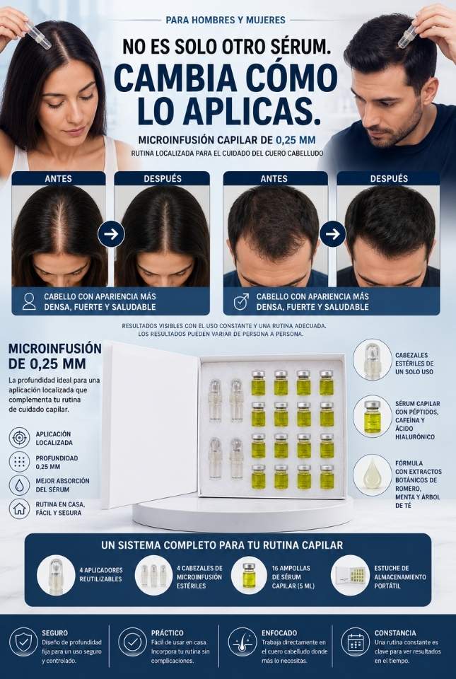 Kit de Microinfusión Capilar – Rutina Avanzada para un Cabello con Mejor Apariencia