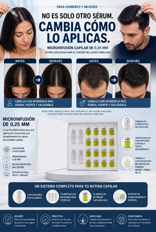 Kit de Microinfusión Capilar – Rutina Avanzada para un Cabello con Mejor Apariencia