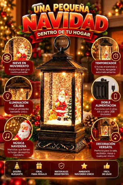 🎄Lámpara Navideña Encantada™ – Convierte cualquier rincón en una escena de Navidad