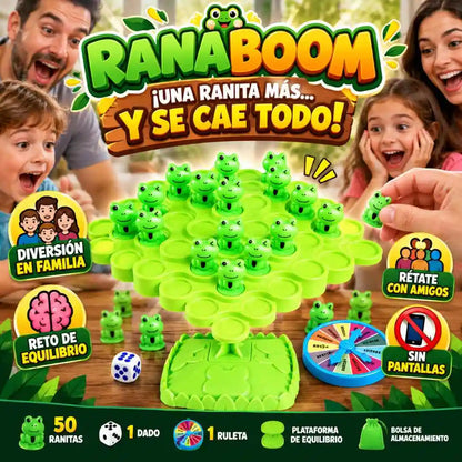 RANABOOM 🐸 – El Juego de Equilibrio que Une a Toda la Familia