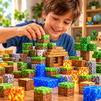 Cubimán™ - 100 Piezas de Cubos Magnéticos Pixelados - Envío Gratis