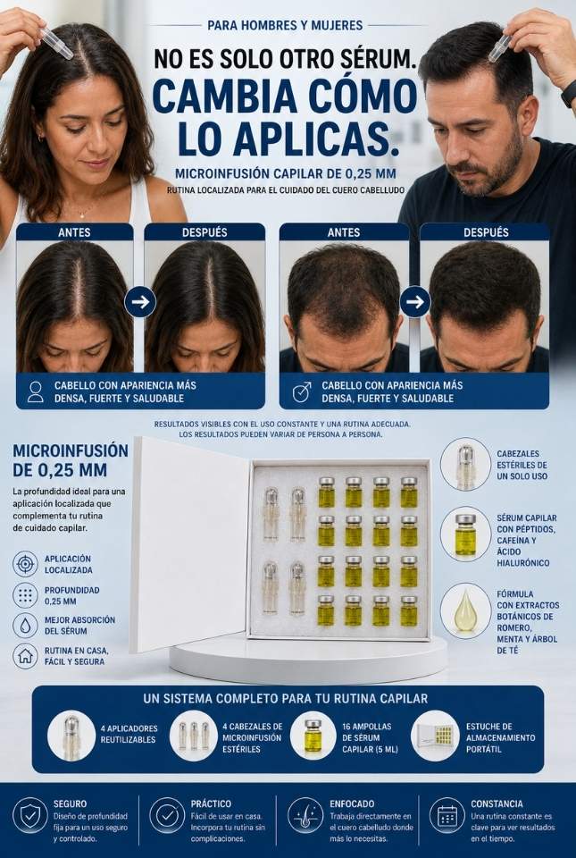 Kit de Microinfusión Capilar – Rutina Avanzada para un Cabello con Mejor Apariencia