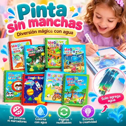 Water Magic Book – Diversión sin manchas para los pequeños