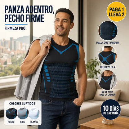 Firmeza Pro™ Paga 1 Lleva 2 - Camisillas de Compresión para Hombre