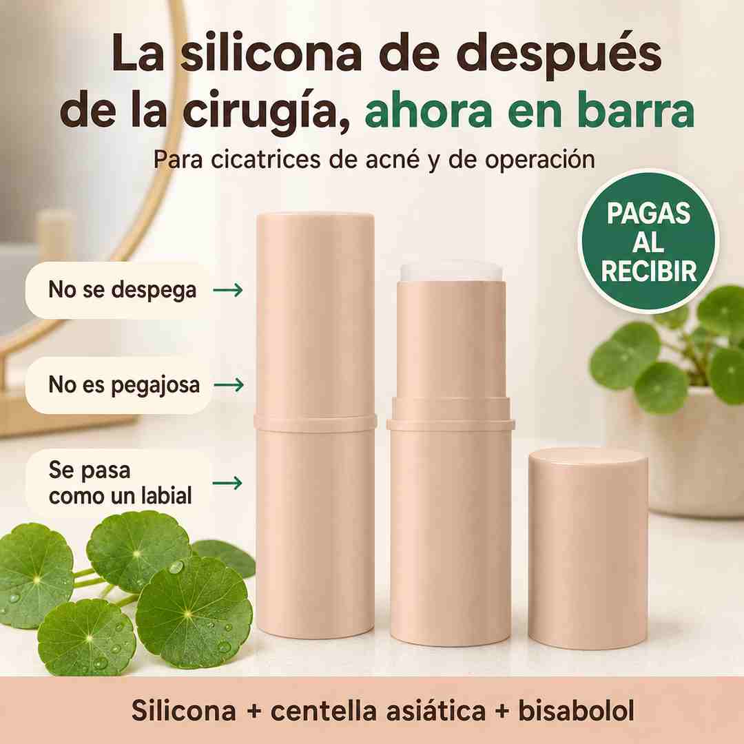 CICALISA Barra de Silicona con Centella Asiática - Cara y Cuerpo - Pago al Recibir