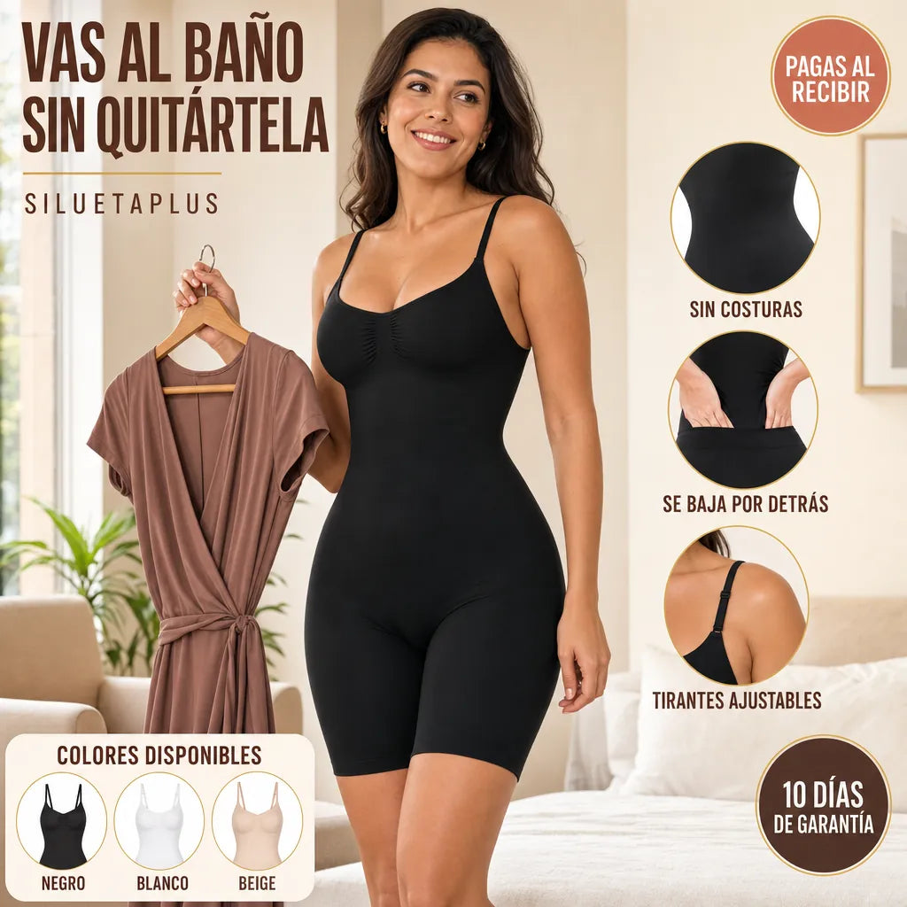 SiluetaPlus™ Faja Body Quita Fácil - Vas al Baño sin Quitártela