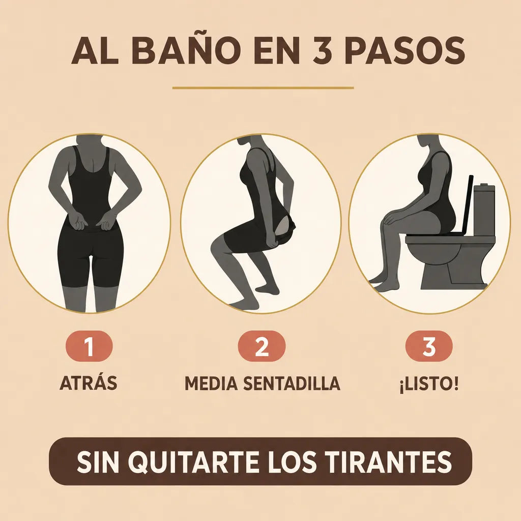 SiluetaPlus™ Faja Body Quita Fácil - Vas al Baño sin Quitártela