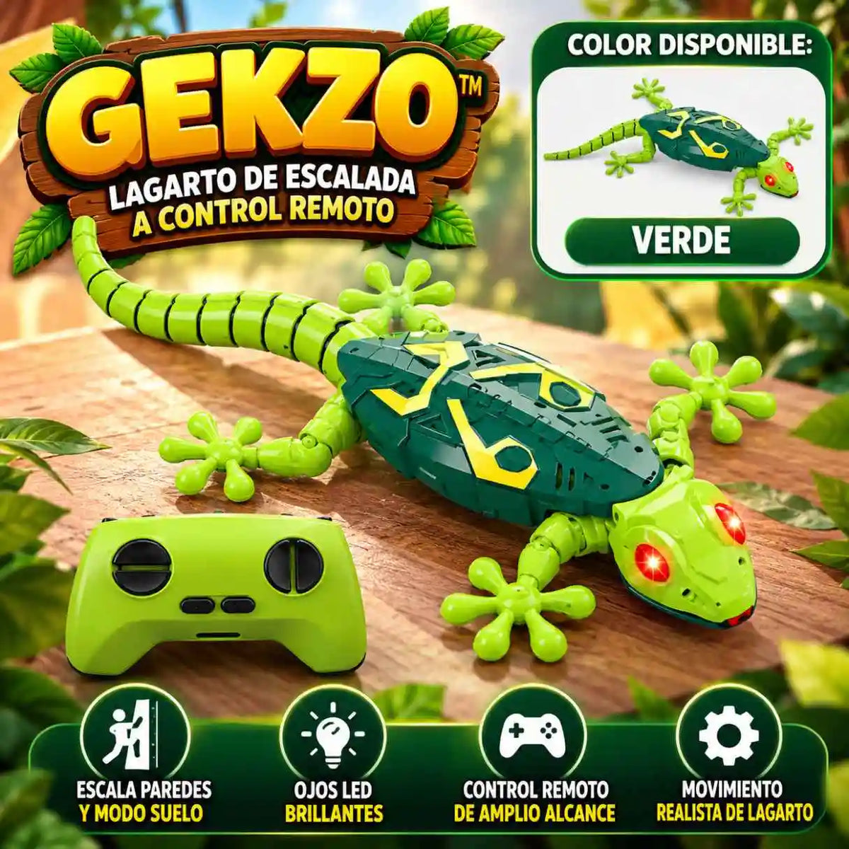 GEKZO – El Lagarto que Escala Paredes y Sorprende a los Niños