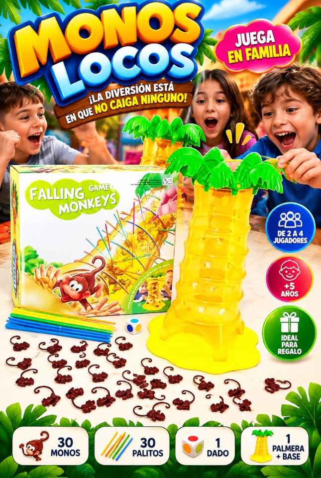 Monos Locos™ – El Juego que Todos Quieren Seguir Jugando